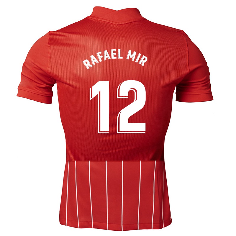 Gyermek Rafael Mir #12 Sötét Vörös Idegenbeli Jersey 2021/22 Mez Póló Ing