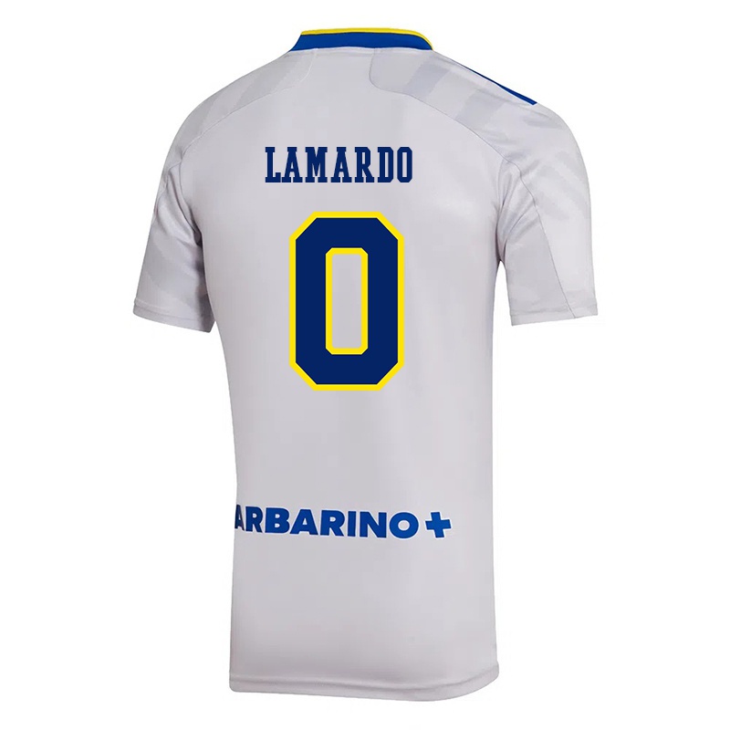 Gyermek Gonzalo Lamardo #0 Szurke Idegenbeli Jersey 2021/22 Mez Póló Ing