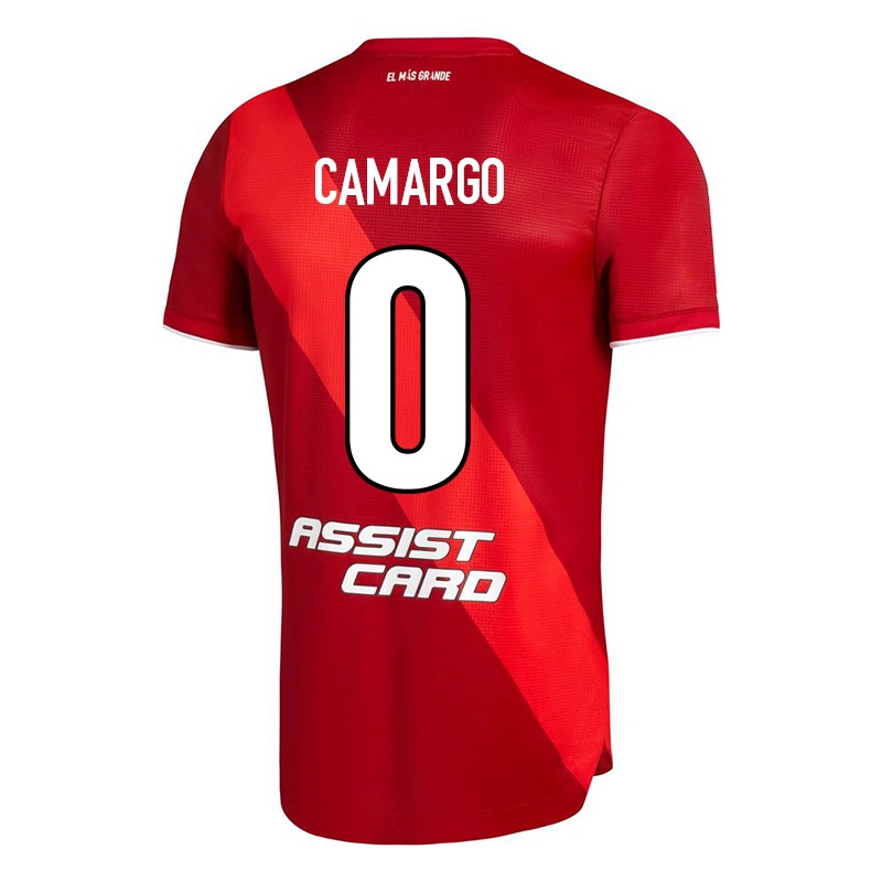 Gyermek Franco Camargo #0 Piros Idegenbeli Jersey 2021/22 Mez Póló Ing