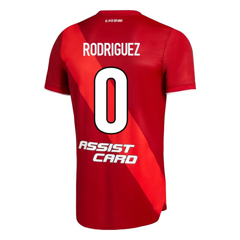 Gyermek Jere Rodriguez #0 Piros Idegenbeli Jersey 2021/22 Mez Póló Ing