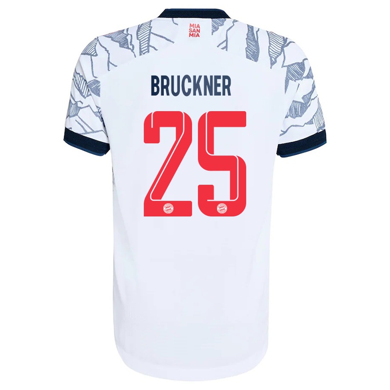 Gyermek Angelo Bruckner #25 Szurke Fehér Számú Jersey 2021/22 Mez Póló Ing