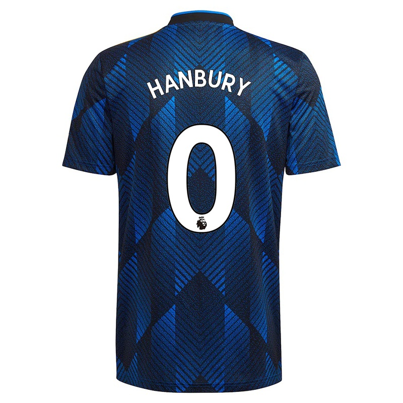 Gyermek Eric Hanbury #0 Sötétkék Számú Jersey 2021/22 Mez Póló Ing