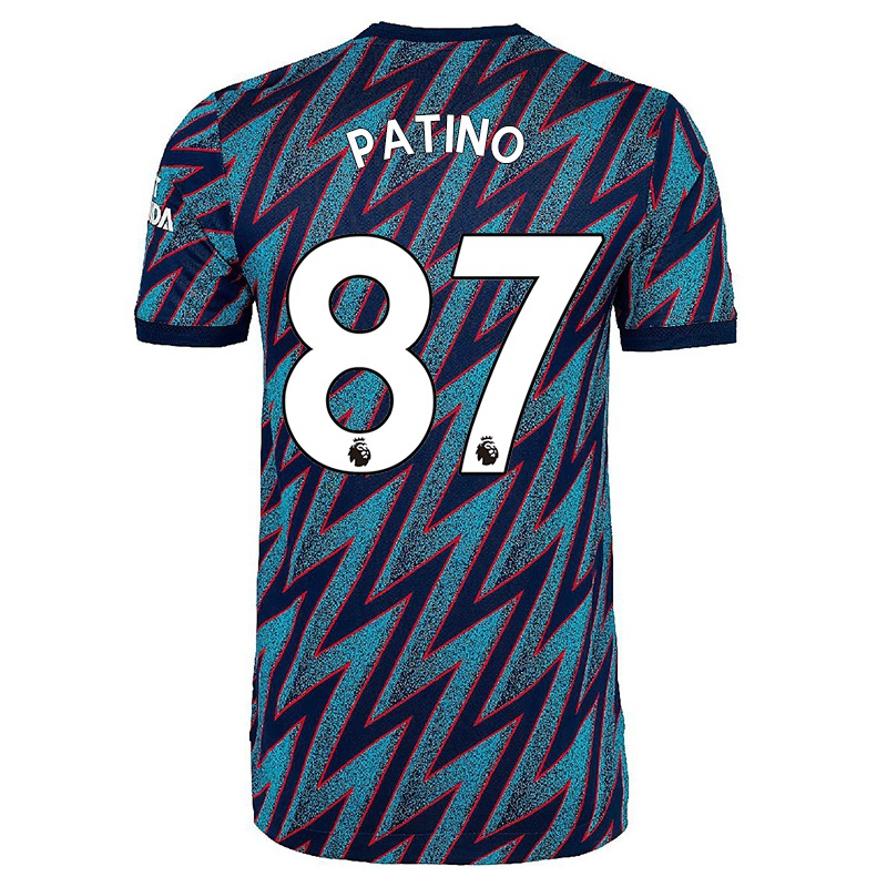 Gyermek Charlie Patino #87 Kék Fekete Számú Jersey 2021/22 Mez Póló Ing