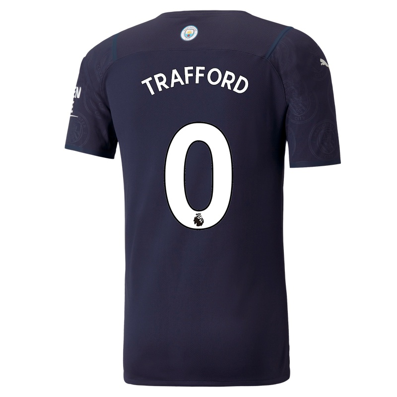 Gyermek James Trafford #0 Sötétkék Számú Jersey 2021/22 Mez Póló Ing