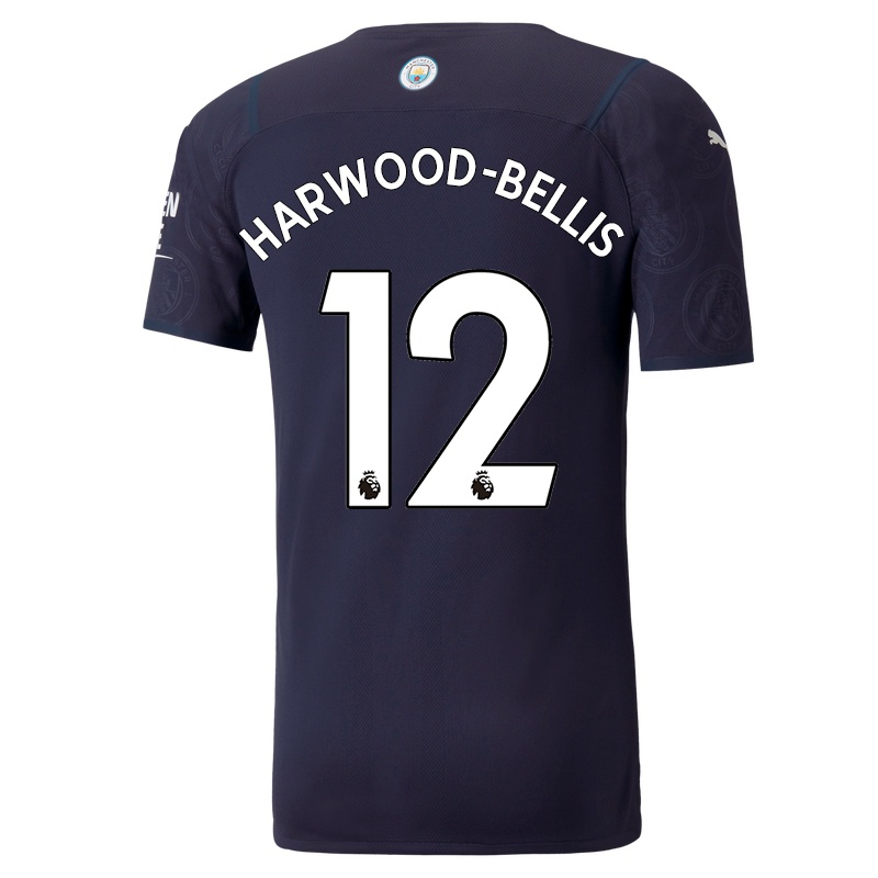 Gyermek Taylor Harwood-bellis #12 Sötétkék Számú Jersey 2021/22 Mez Póló Ing