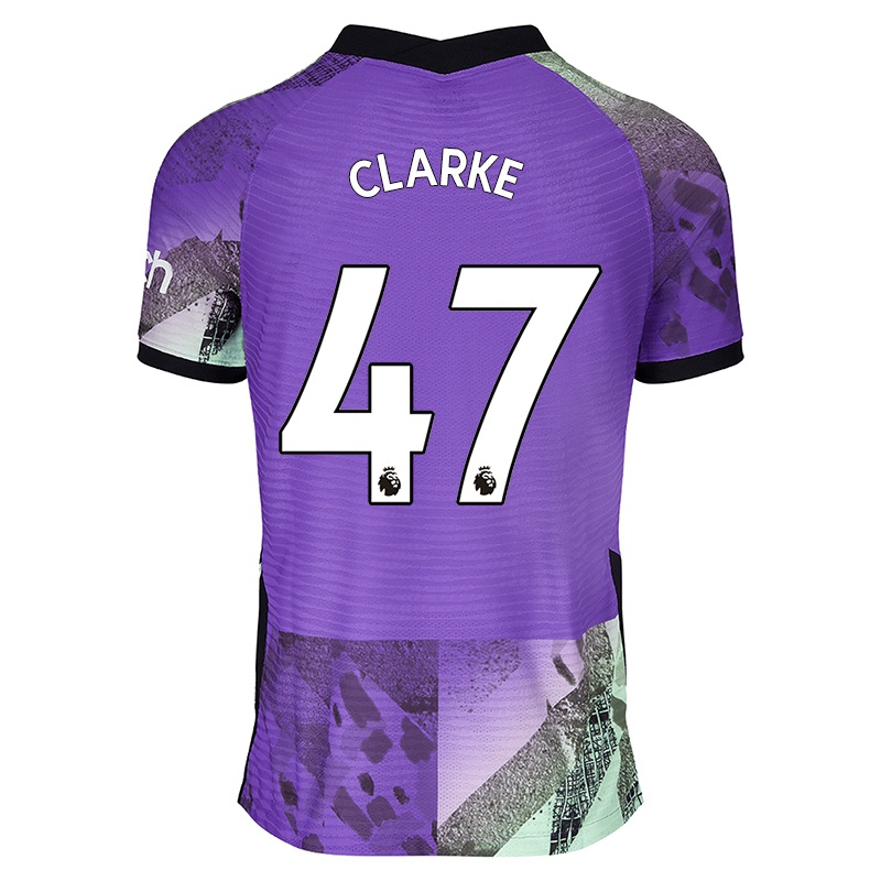 Gyermek Jack Clarke #47 Ibolya Számú Jersey 2021/22 Mez Póló Ing