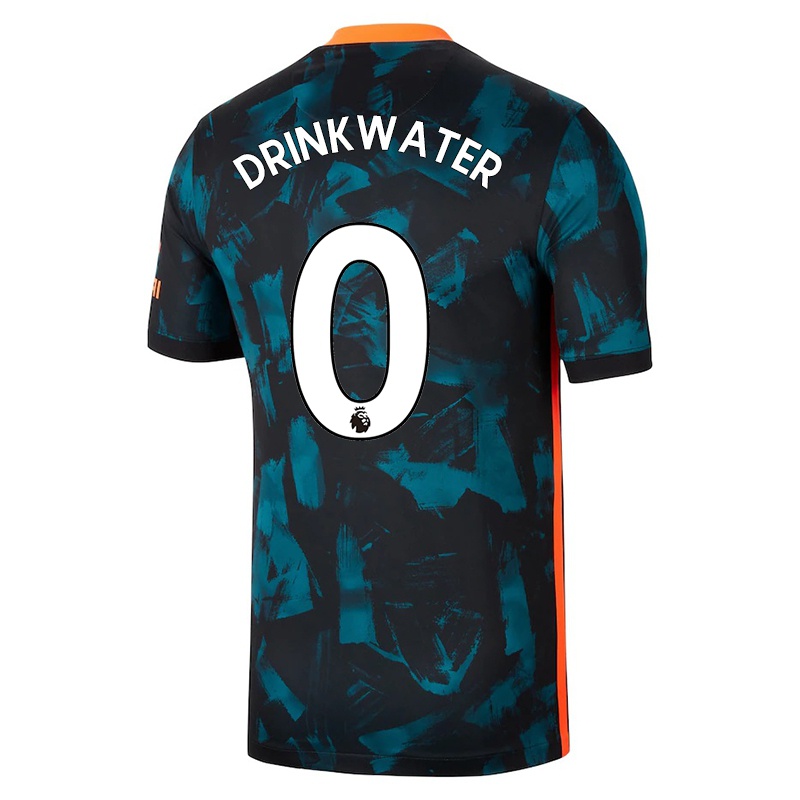 Gyermek Danny Drinkwater #0 Sötétkék Számú Jersey 2021/22 Mez Póló Ing