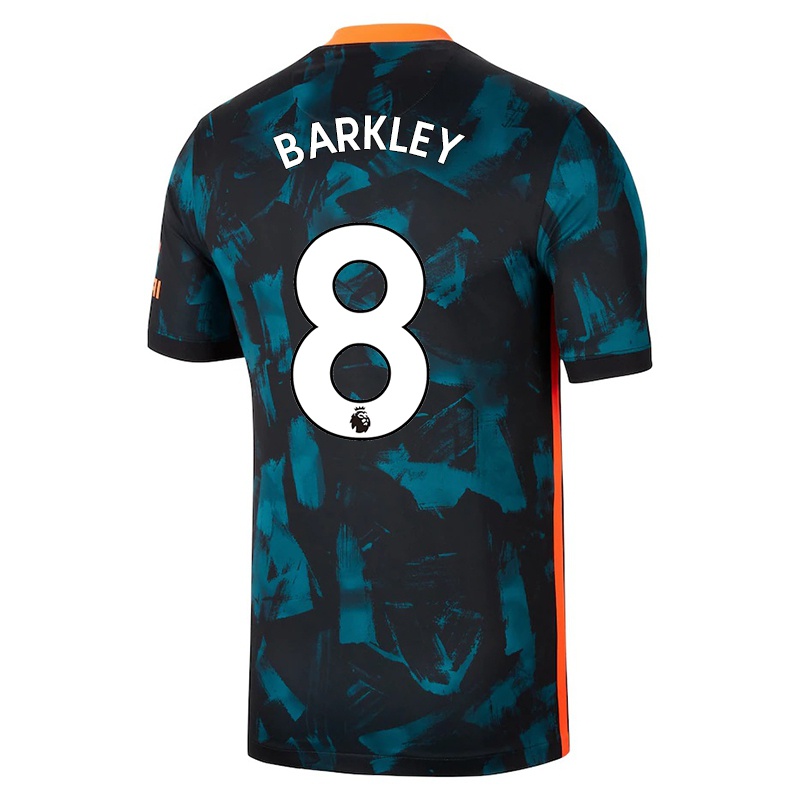 Gyermek Ross Barkley #8 Sötétkék Számú Jersey 2021/22 Mez Póló Ing