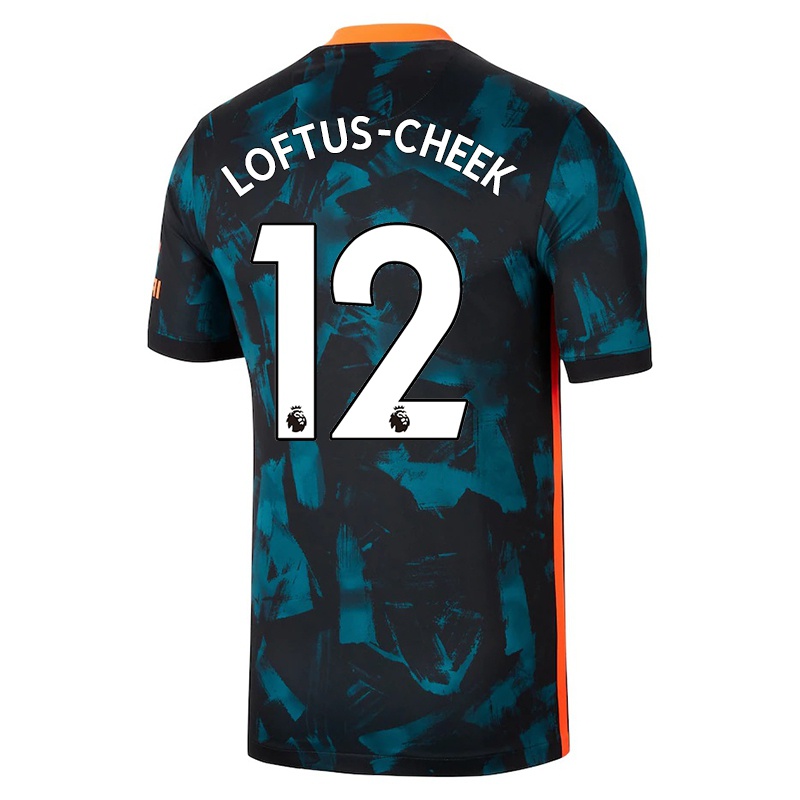 Gyermek Ruben Loftus-cheek #12 Sötétkék Számú Jersey 2021/22 Mez Póló Ing