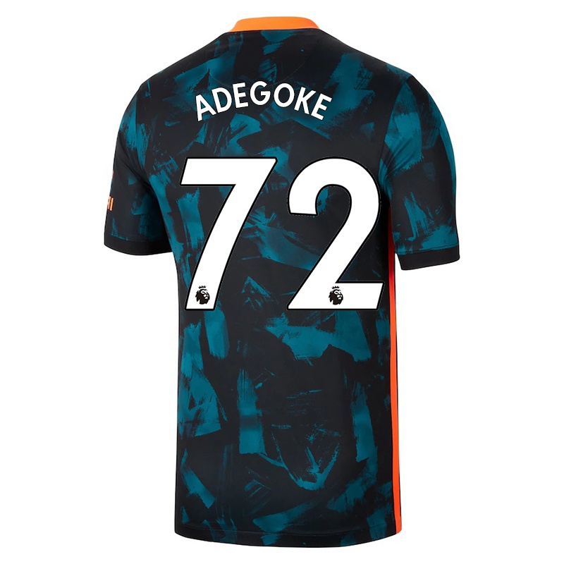 Gyermek Prince Adegoke #72 Sötétkék Számú Jersey 2021/22 Mez Póló Ing