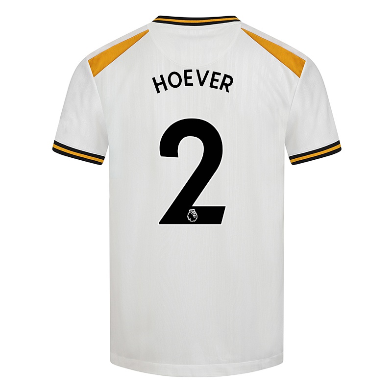 Gyermek Ki-jana Hoever #2 Fehér Sárga Számú Jersey 2021/22 Mez Póló Ing