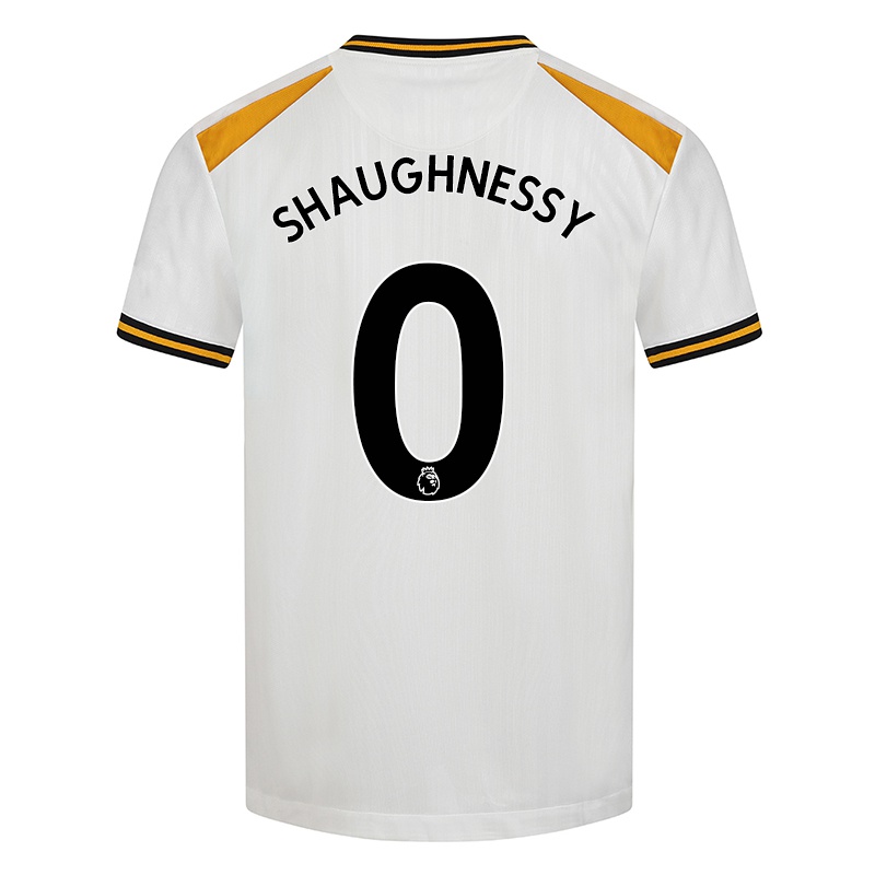 Gyermek Joe O'shaughnessy #0 Fehér Sárga Számú Jersey 2021/22 Mez Póló Ing