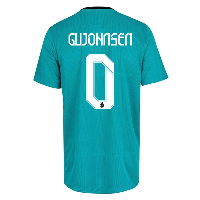 Gyermek Andri Gujohnsen #0 Világos Zöld Számú Jersey 2021/22 Mez Póló Ing