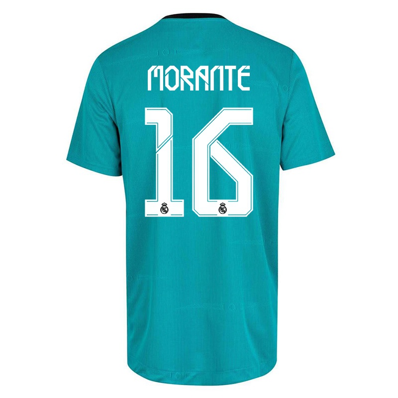 Gyermek Ivan Morante #16 Világos Zöld Számú Jersey 2021/22 Mez Póló Ing