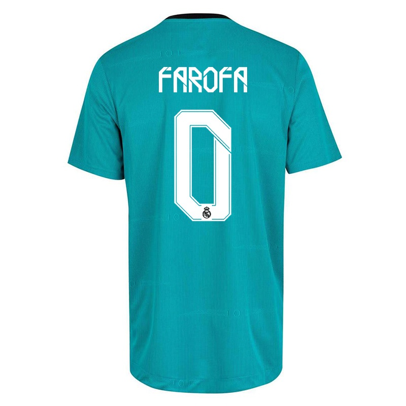 Gyermek Rodrigo Farofa #0 Világos Zöld Számú Jersey 2021/22 Mez Póló Ing