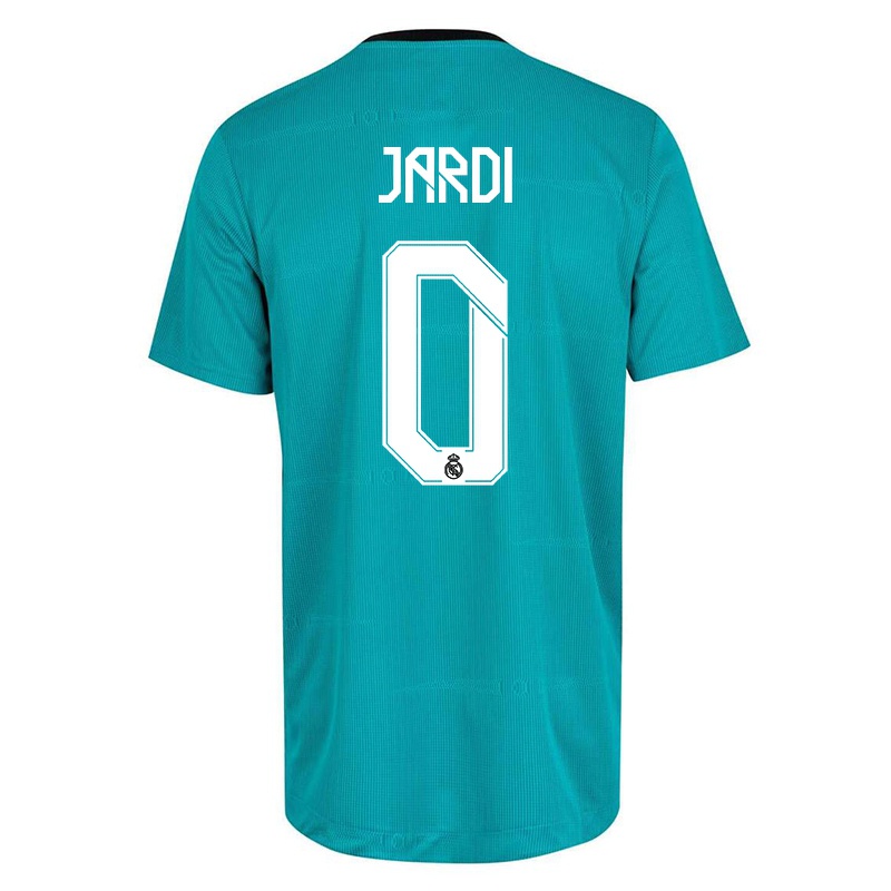 Gyermek Jaume Jardi #0 Világos Zöld Számú Jersey 2021/22 Mez Póló Ing