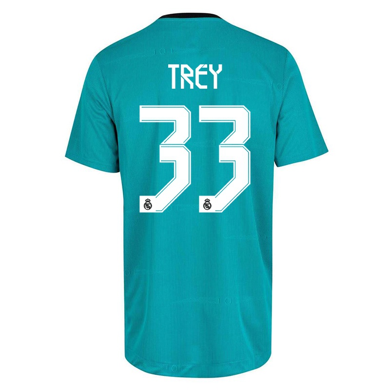 Gyermek Thompkins Trey #33 Világos Zöld Számú Jersey 2021/22 Mez Póló Ing