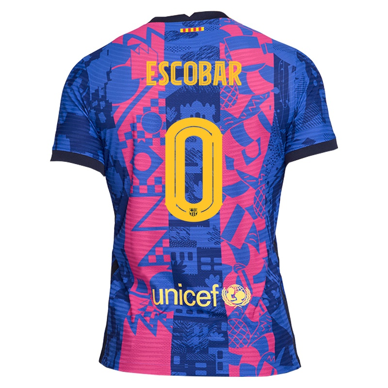 Gyermek Jordi Escobar #0 Kék Rózsa Számú Jersey 2021/22 Mez Póló Ing