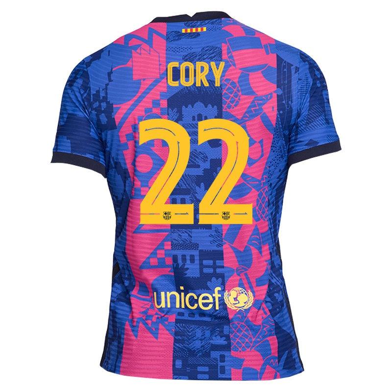 Gyermek Higgins Cory #22 Kék Rózsa Számú Jersey 2021/22 Mez Póló Ing