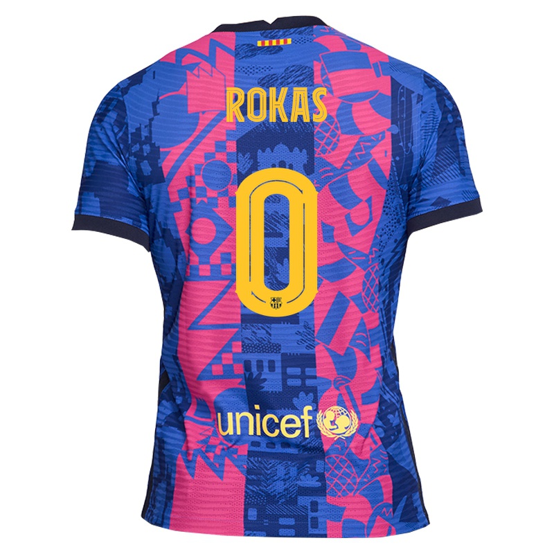 Gyermek Jokubaitis Rokas #0 Kék Rózsa Számú Jersey 2021/22 Mez Póló Ing