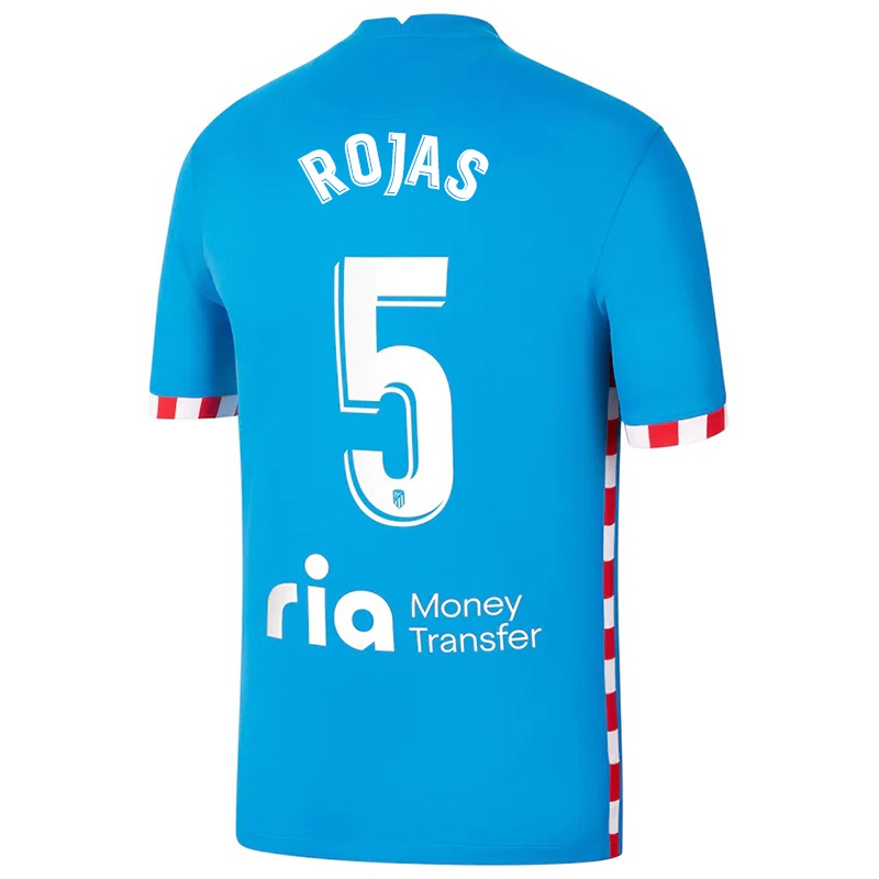 Gyermek Joan Rojas #5 Kék Számú Jersey 2021/22 Mez Póló Ing