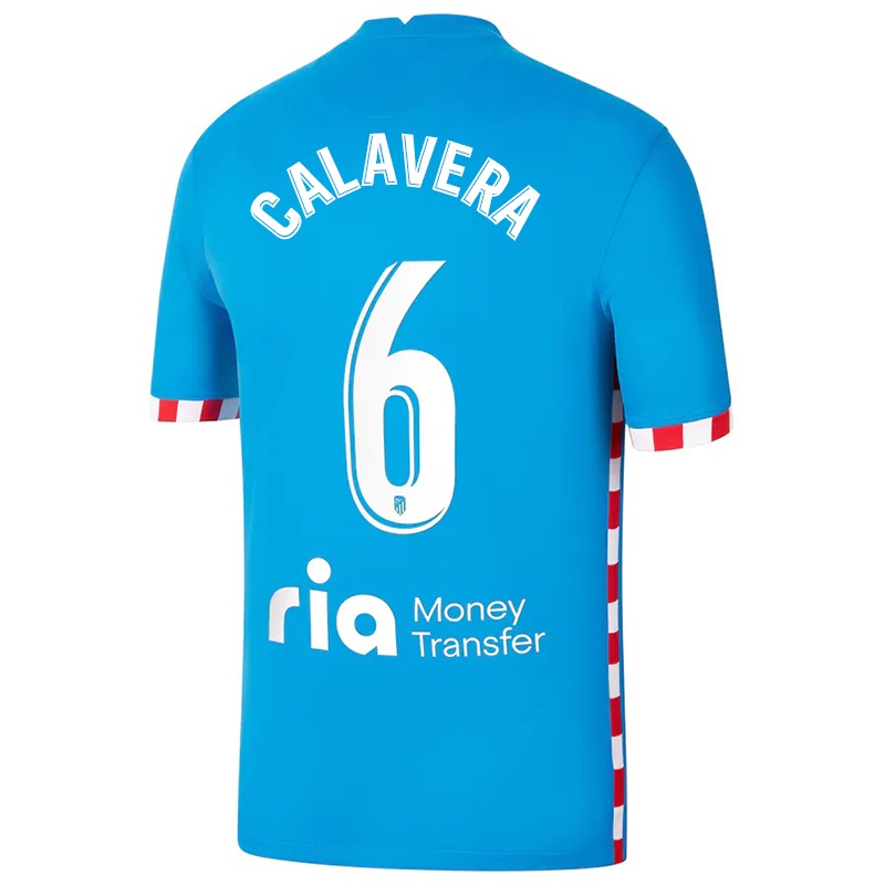 Gyermek Josep Calavera #6 Kék Számú Jersey 2021/22 Mez Póló Ing