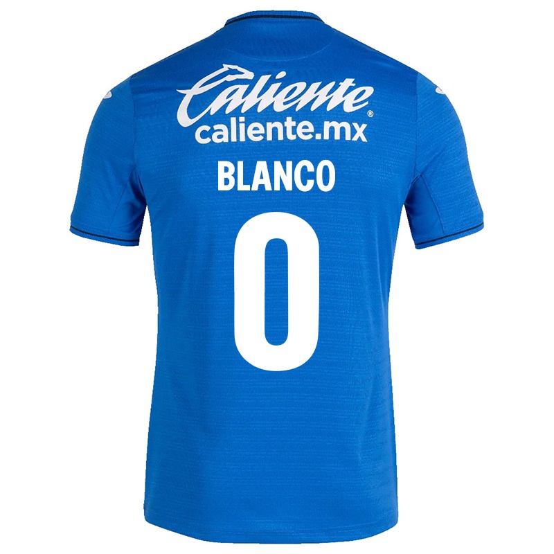 Férfi Juan Blanco #0 Sötétkék Hazai Jersey 2021/22 Mez Póló Ing