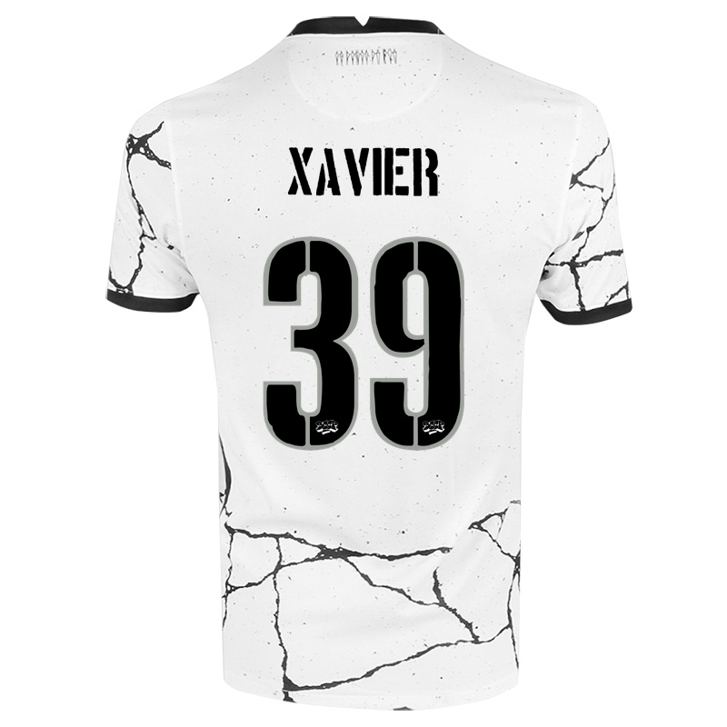 Férfi Xavier #39 Fehér Hazai Jersey 2021/22 Mez Póló Ing