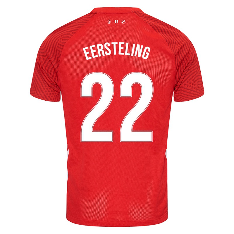 Férfi Julliani Eersteling #22 Piros Hazai Jersey 2021/22 Mez Póló Ing