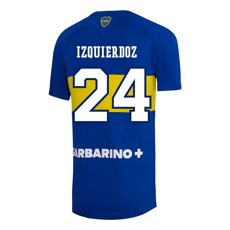 Férfi Carlos Izquierdoz #24 Királykék Hazai Jersey 2021/22 Mez Póló Ing