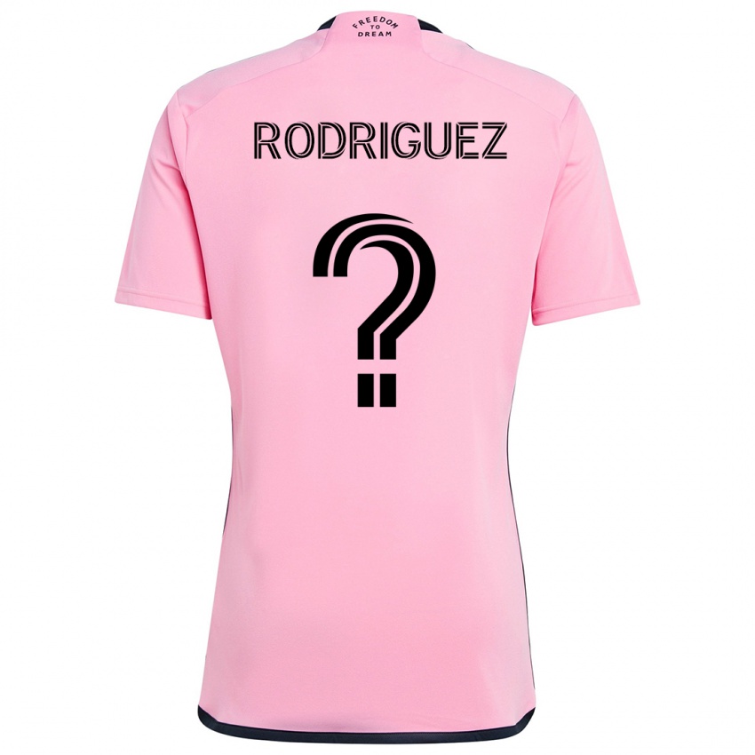 Gyermek Emerson Rodríguez #0 Rózsaszín Hazai Jersey 2024/25 Mez Póló Ing