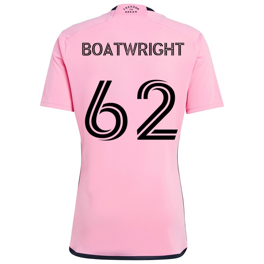 Gyermek Israel Boatwright #62 Rózsaszín Hazai Jersey 2024/25 Mez Póló Ing