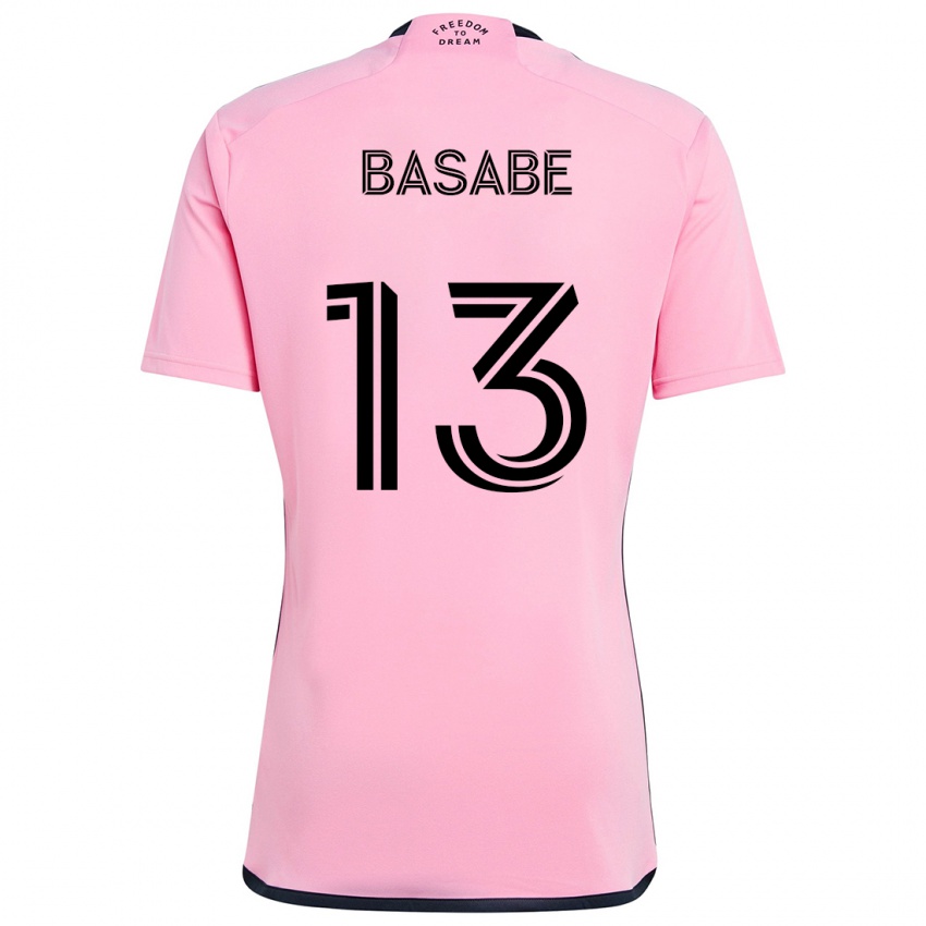 Gyermek Samuel Basabe #13 Rózsaszín Hazai Jersey 2024/25 Mez Póló Ing