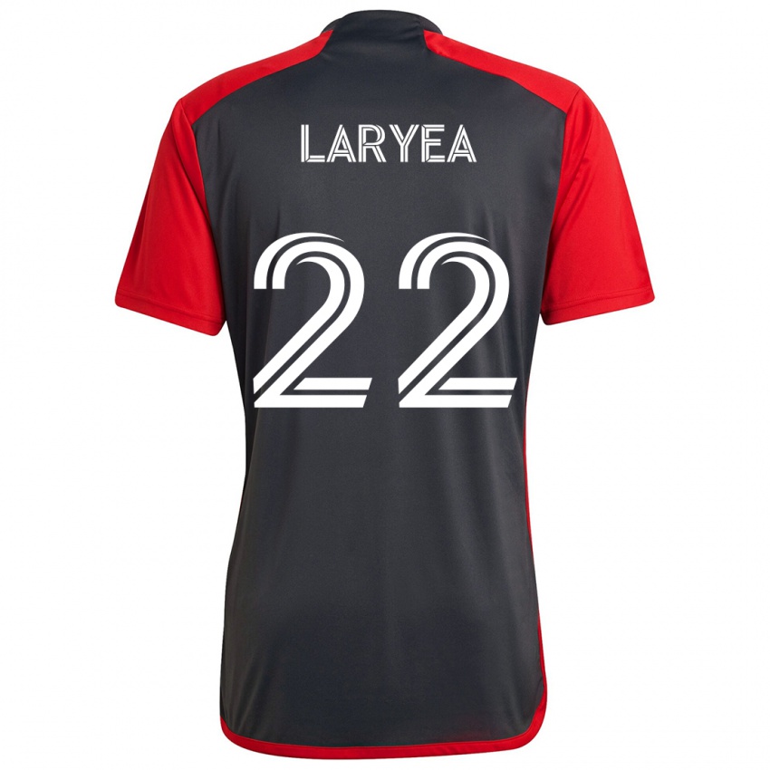 Gyermek Richie Laryea #22 Szürke Vörös Hazai Jersey 2024/25 Mez Póló Ing