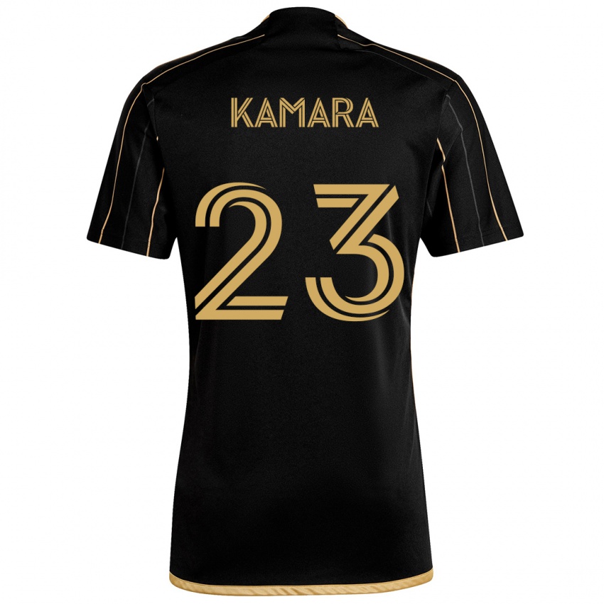 Gyermek Kei Kamara #23 Fekete Arany Hazai Jersey 2024/25 Mez Póló Ing