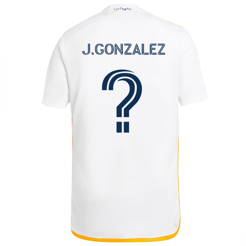 Gyermek Jesse Gonzalez #0 Fehér Sárga Hazai Jersey 2024/25 Mez Póló Ing