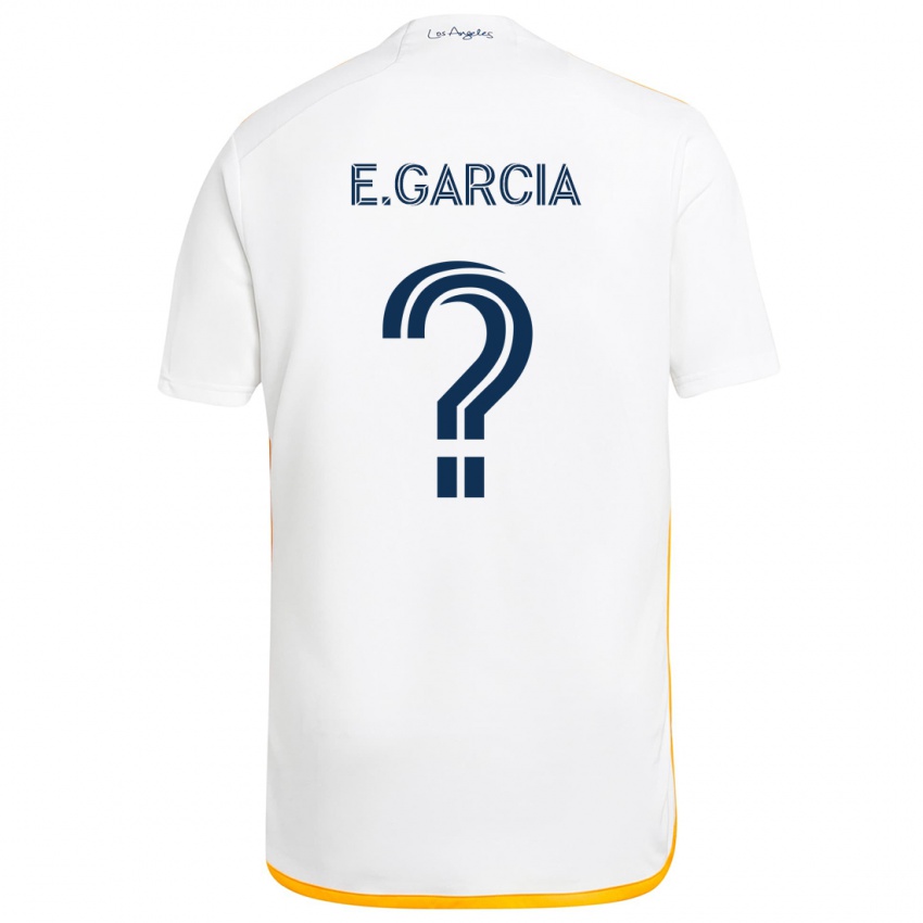 Gyermek Emiliano Garcia #0 Fehér Sárga Hazai Jersey 2024/25 Mez Póló Ing