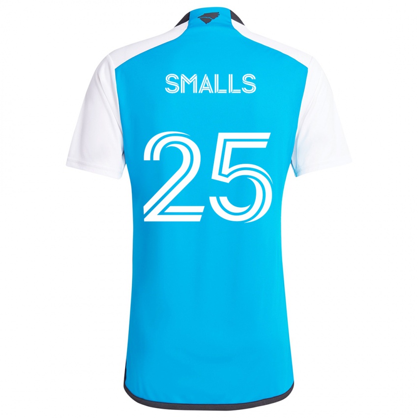 Gyermek Tyger Smalls #25 Kék Fehér Hazai Jersey 2024/25 Mez Póló Ing