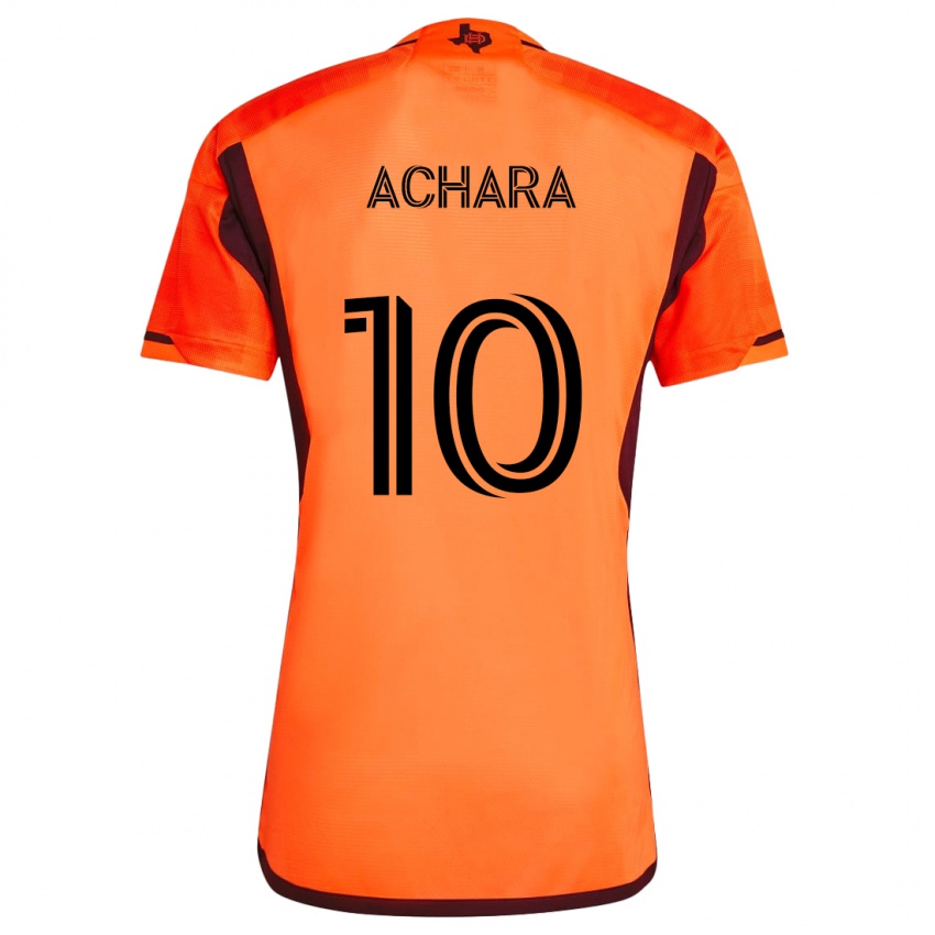 Gyermek Ifunanyachi Achara #10 Narancs Fekete Hazai Jersey 2024/25 Mez Póló Ing