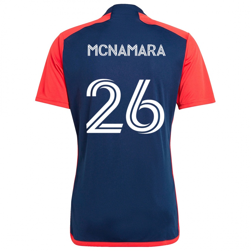 Gyermek Tommy Mcnamara #26 Kék Piros Hazai Jersey 2024/25 Mez Póló Ing