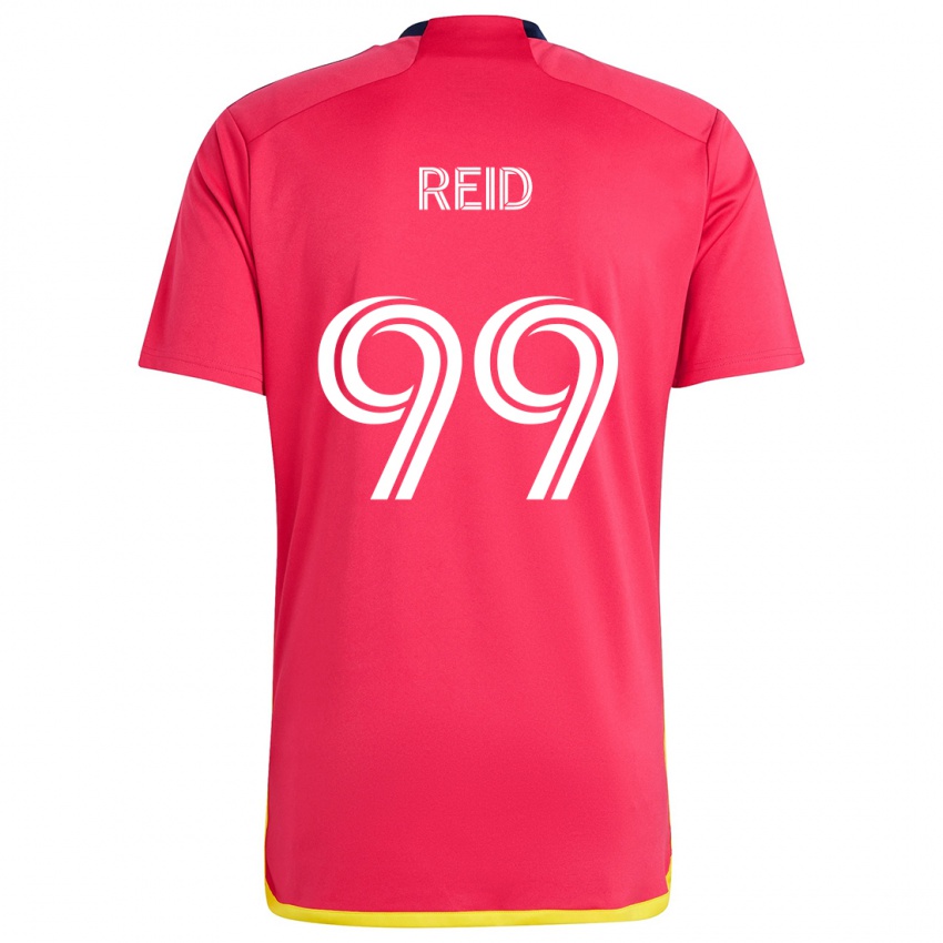 Gyermek Jayden Reid #99 Piros Kék Hazai Jersey 2024/25 Mez Póló Ing