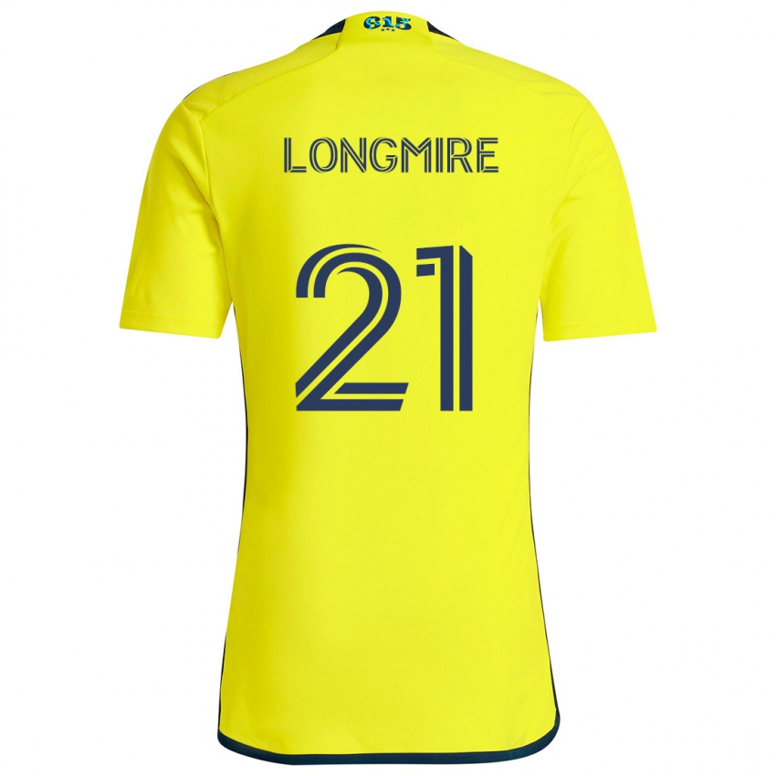 Gyermek Ahmed Longmire #21 Sárga Kék Hazai Jersey 2024/25 Mez Póló Ing