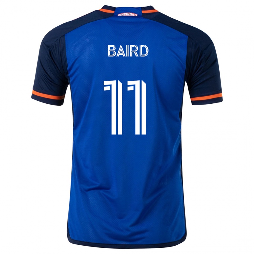 Gyermek Corey Baird #11 Kék Fehér Hazai Jersey 2024/25 Mez Póló Ing