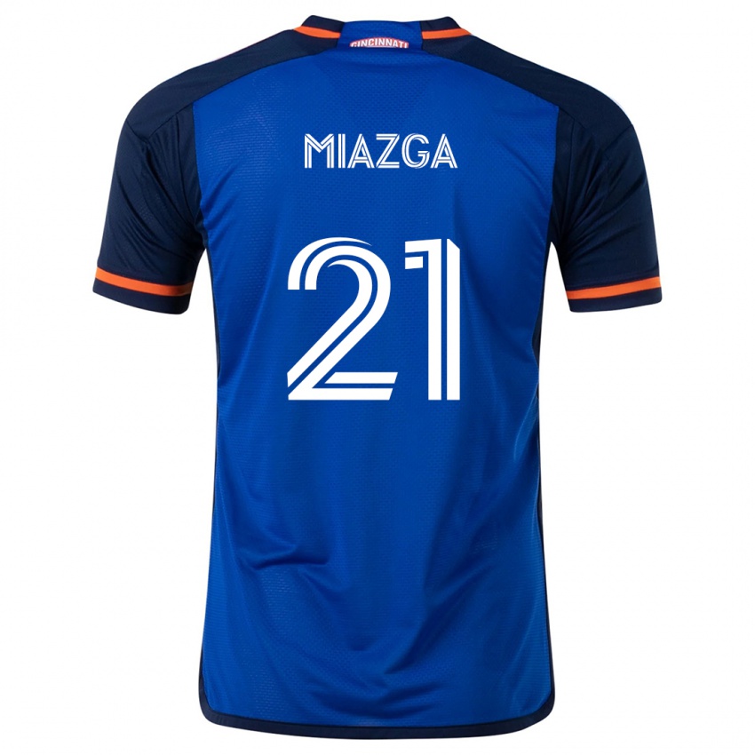 Gyermek Matt Miazga #21 Kék Fehér Hazai Jersey 2024/25 Mez Póló Ing