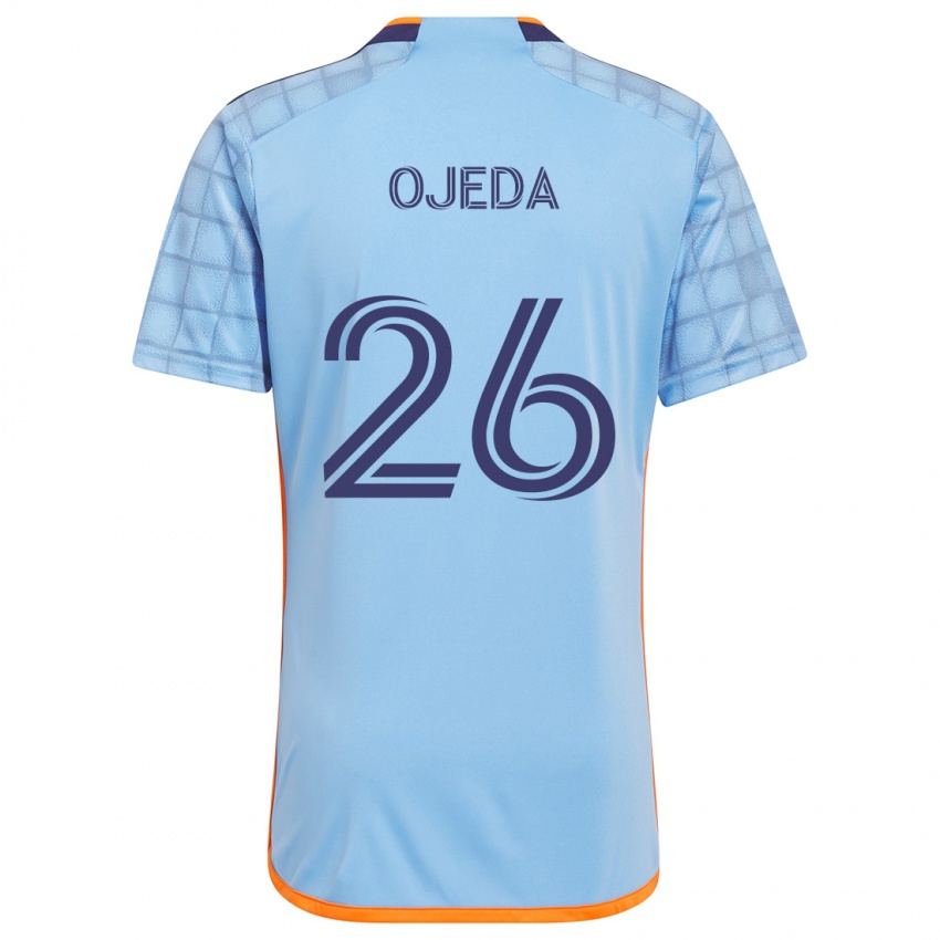 Gyermek Agustín Ojeda #26 Kék Narancs Hazai Jersey 2024/25 Mez Póló Ing