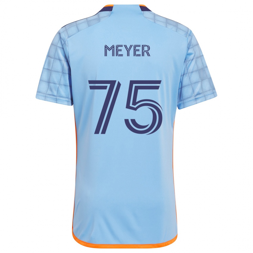 Gyermek Will Meyer #75 Kék Narancs Hazai Jersey 2024/25 Mez Póló Ing