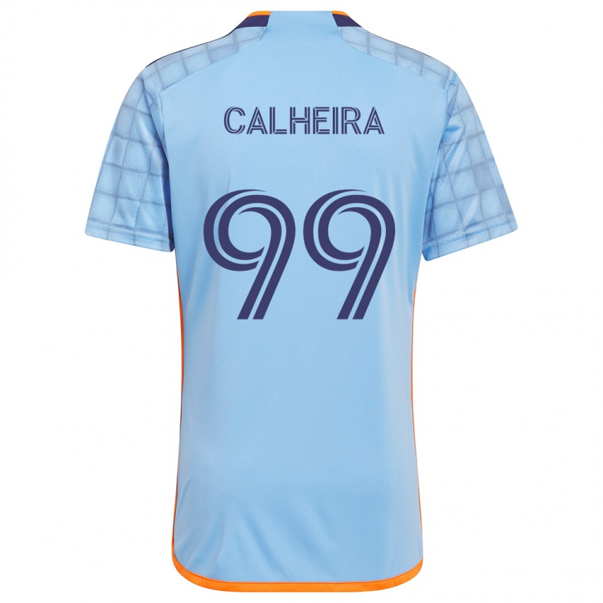 Gyermek Taylor Calheira #99 Kék Narancs Hazai Jersey 2024/25 Mez Póló Ing