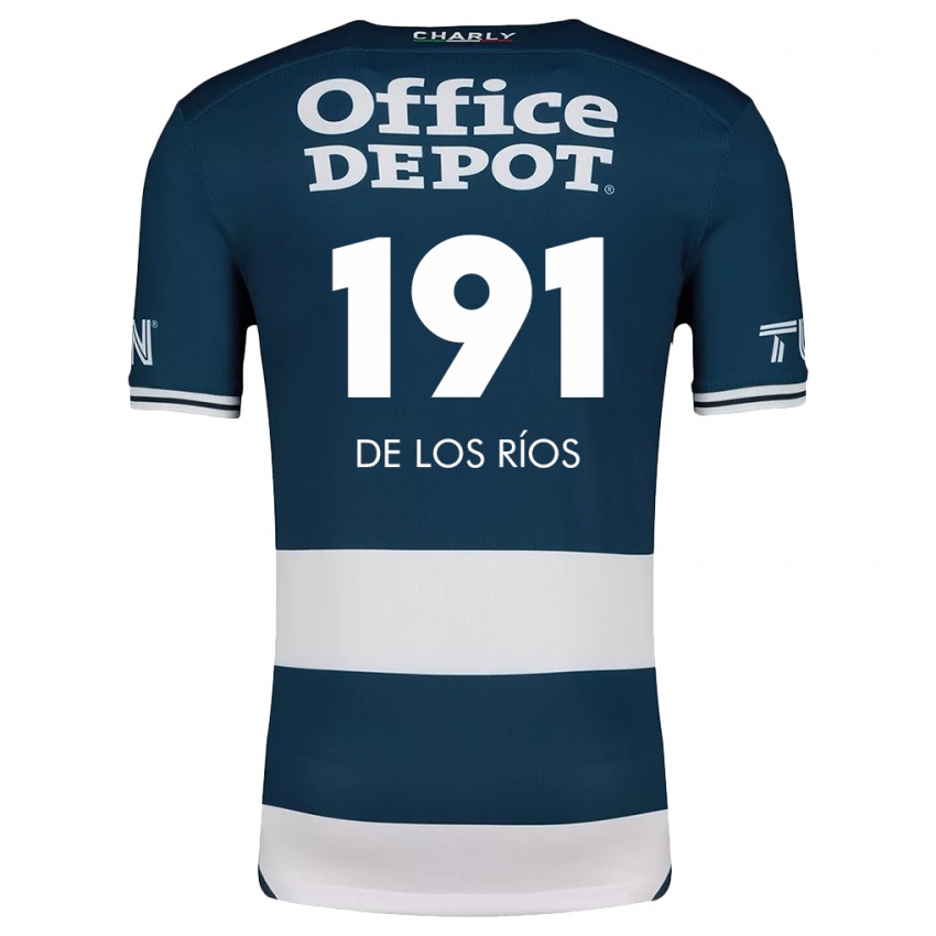 Gyermek Sergio De Los Ríos #191 Kék Fehér Hazai Jersey 2024/25 Mez Póló Ing