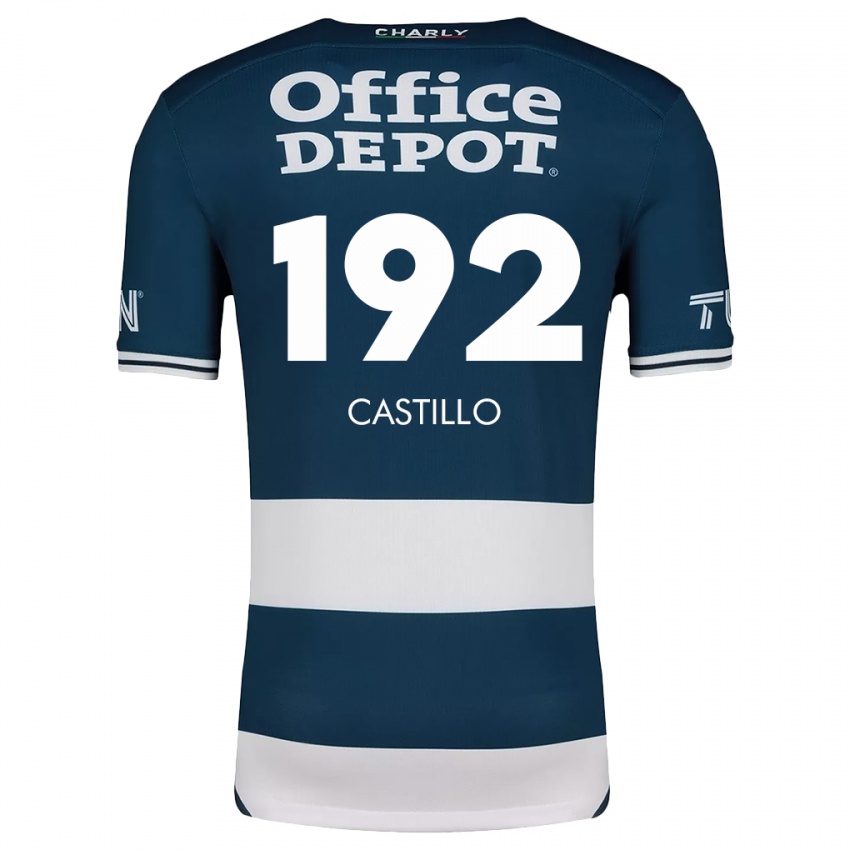 Gyermek José Castillo #192 Kék Fehér Hazai Jersey 2024/25 Mez Póló Ing