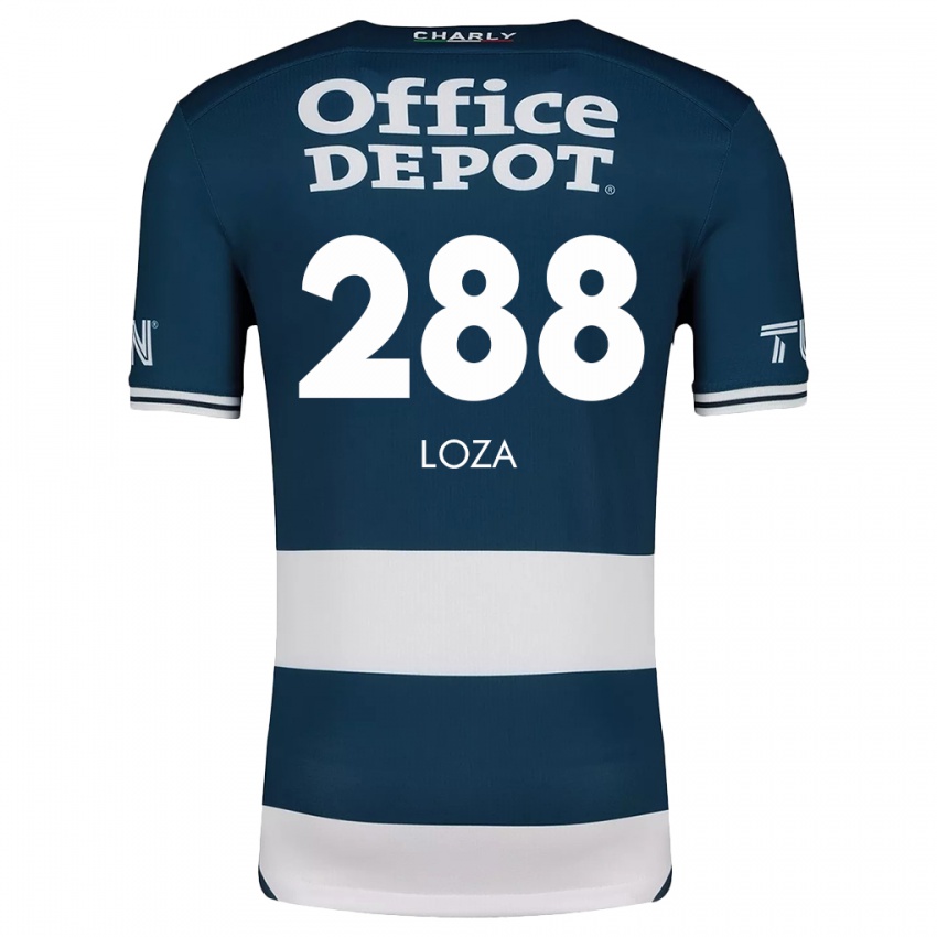 Gyermek Santino Loza #288 Kék Fehér Hazai Jersey 2024/25 Mez Póló Ing